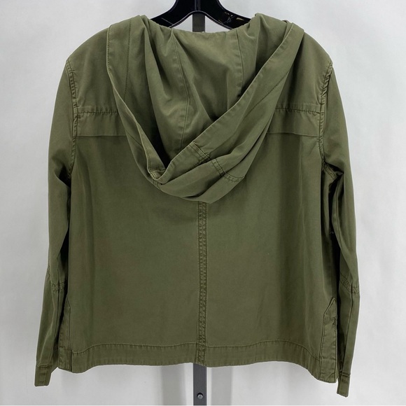 Free People olive green lace up jacket - Picture 3 of 10